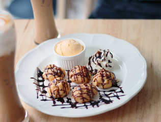 Bakery and ice coffee