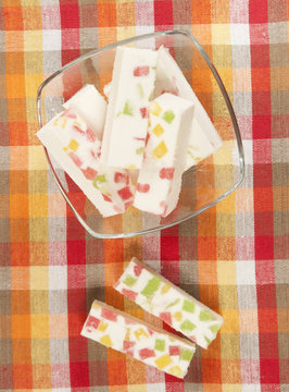 Pastille with marmalade