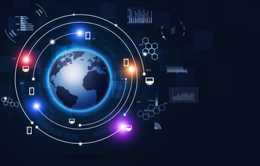 Global Communication Background