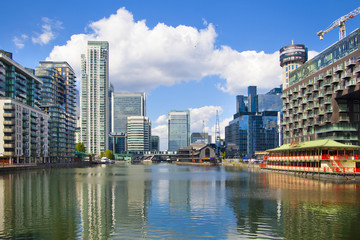 Canary Wharf busines districy, London