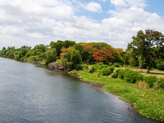 View over River Kwai, Kanchanaburi province, Thailand