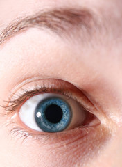 Obraz premium Beautiful eye, closeup