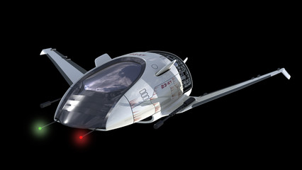 Drone design for surveillance or sci-fi alien war spacecrafts © 3000ad