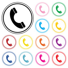 Phone sign icon