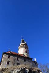 Fototapeta na wymiar Landscape of castle tower