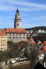 Obraz premium View of Cesky Krumlov Castle
