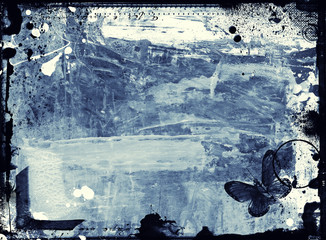 Grunge retro style frame for your projects