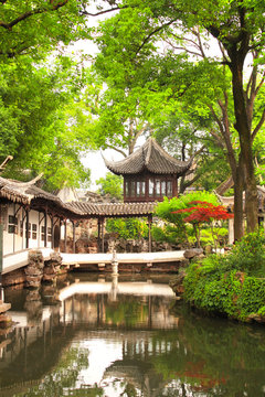 Fototapeta Humble Administrator's Garden in Suzhou, China