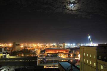 industrial port in venice