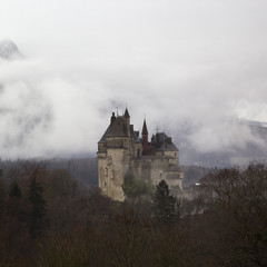 Naklejka premium Menthon Saint Bernard Castle near Annecy, France