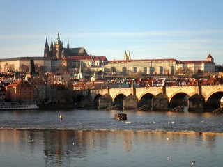 Prague Tourism Bridge