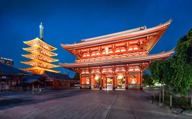 Foto op Plexiglas Asakusa Jinja in Tokyo © eyetronic