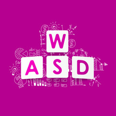 Drawing business formulas: keypad