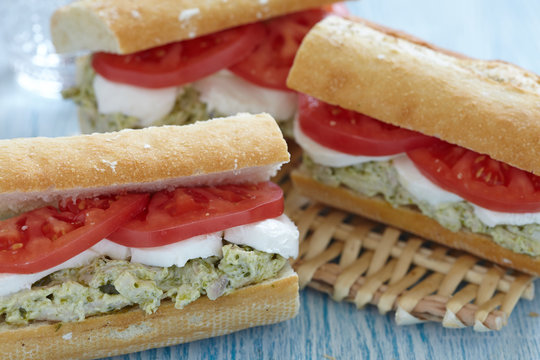 Chicken Pesto Sandwich