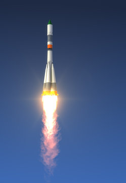 Cargo Rocket Launch