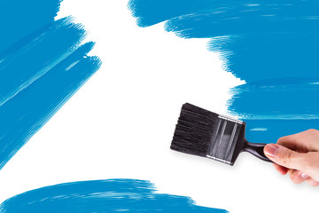 Hand Painting Abstract Shapes