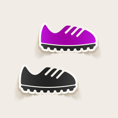realistic design element: sneakers