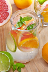 cold citrus fruit drink