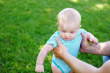 Little baby at the park