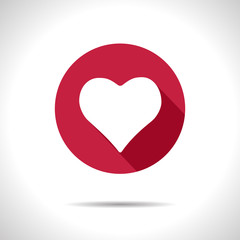 Vector game heart icon. Eps10