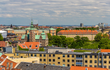 Obraz premium View of Copenhagen from The Round Tower