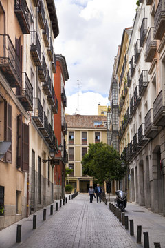 Madrid, city center, mail streets
