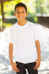 little african boy outdoors