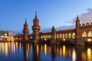 Naklejka premium Oberbaum bridge, Berlin, Germany