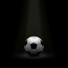 Naklejka premium football / soccer ball background