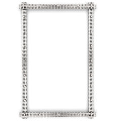 metallic frame