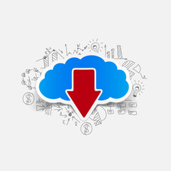Drawing business formulas: cloud