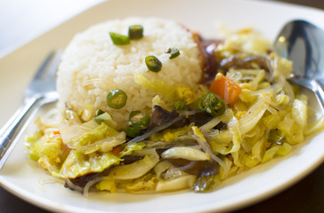 Vegetable Stir-Fry Rice
