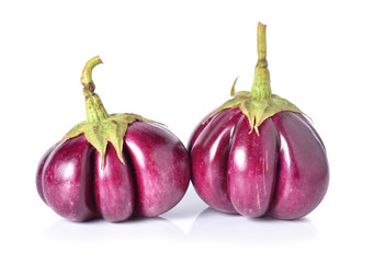 eggplant isolated on white background