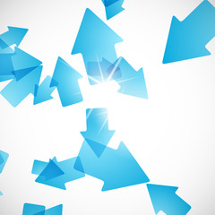 abstract background: arrow