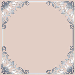 Silver frame