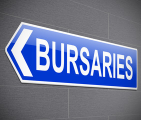 Bursary concept.