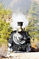 Durango   Silverton Narrow Gauge Railroad, Colorado, USA