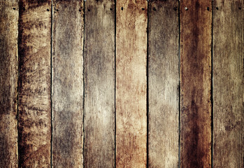 Wooden Fence with Copy Space