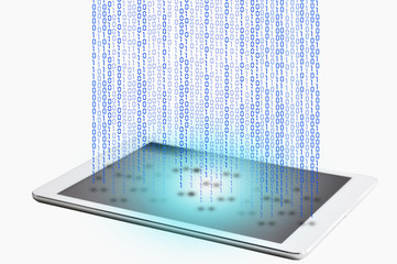 Digital tablet and binary code