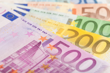 Euro bills