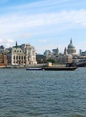 London view with St. Paul's cathedral