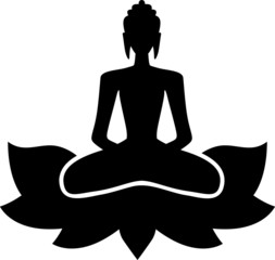 Buddha in lotus