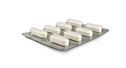 pills blister  - clipping path