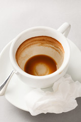 empty coffee cup