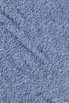 Blue Cotton Denim Fabric Texture Sample
