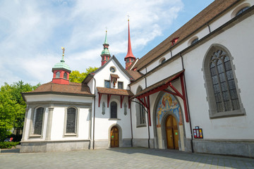 Fototapeta na wymiar Franziskanerkirche Luzern