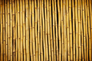 Panele Szklane  Ściana bambusowa 01