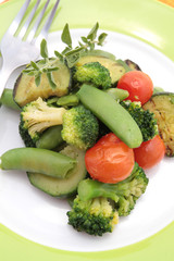 légumes vapeur