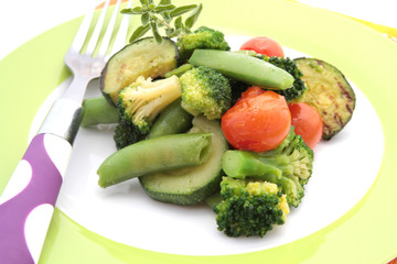 légumes vapeur