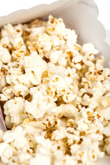 Box of Popcorn Isolated